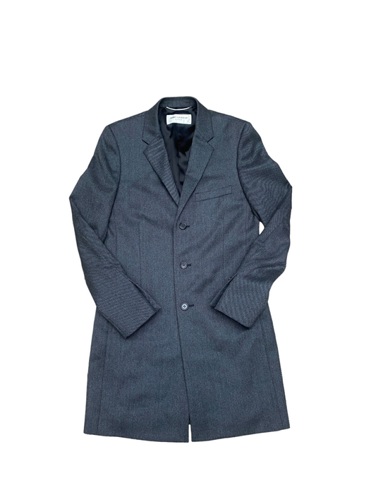 FW 2017 Grey Wool Chesterfield Coat