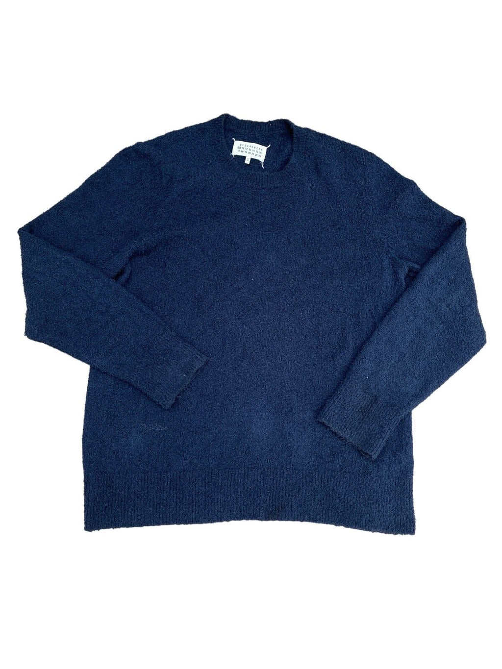 Navy Boucle Sweater