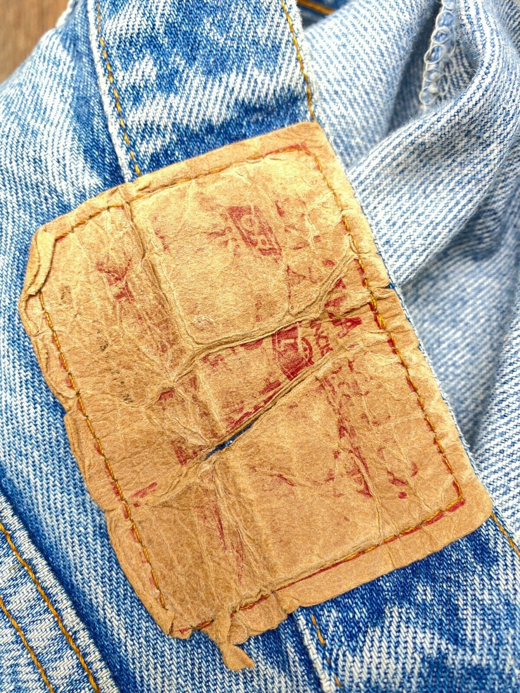 One of a Kind  501 Vintage Made in France denim jeans