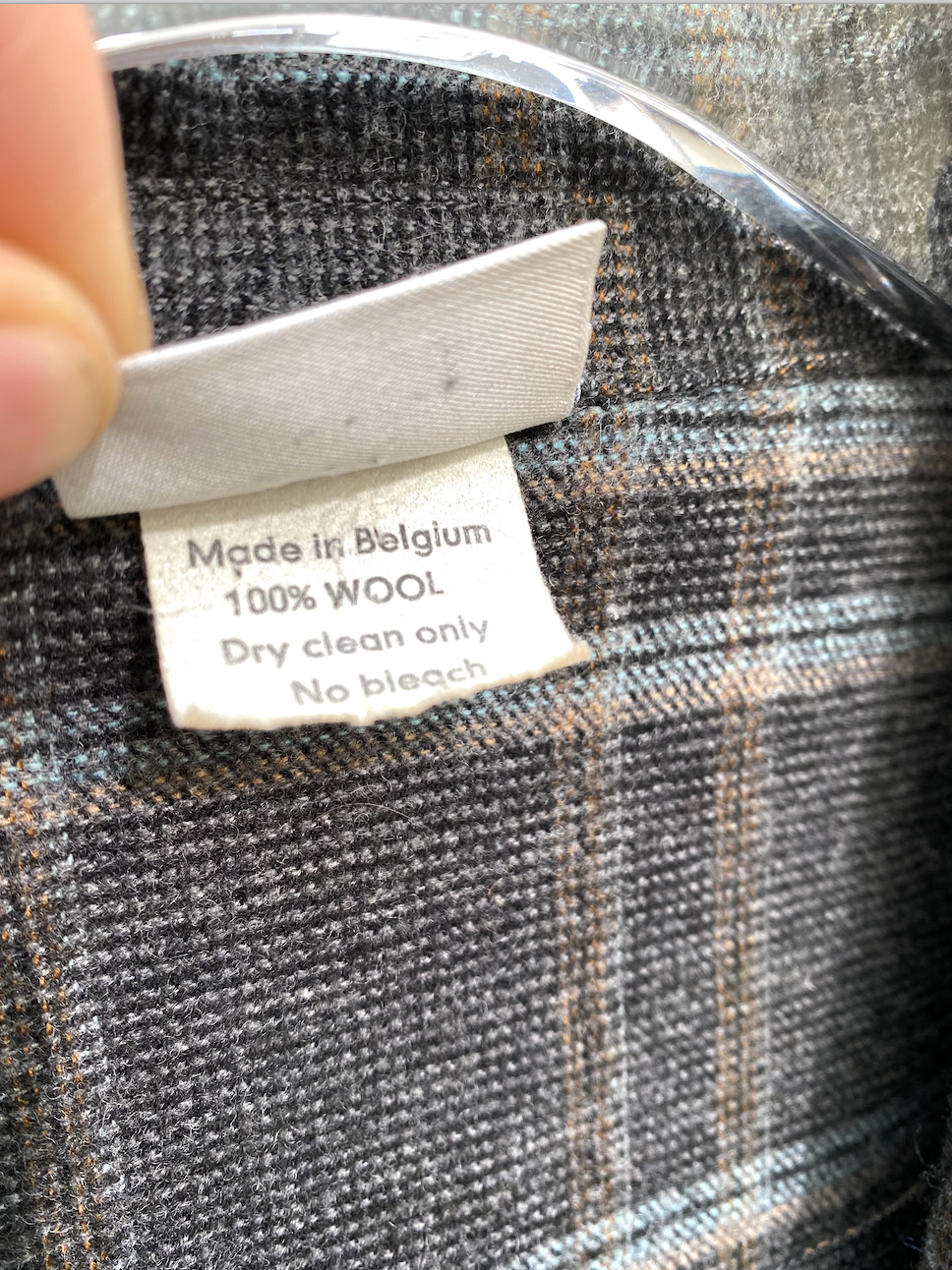 Dries Van Noten Grey Wool Jacket Size L