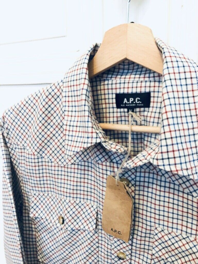 A.P.C. Checkered Shirt Size M