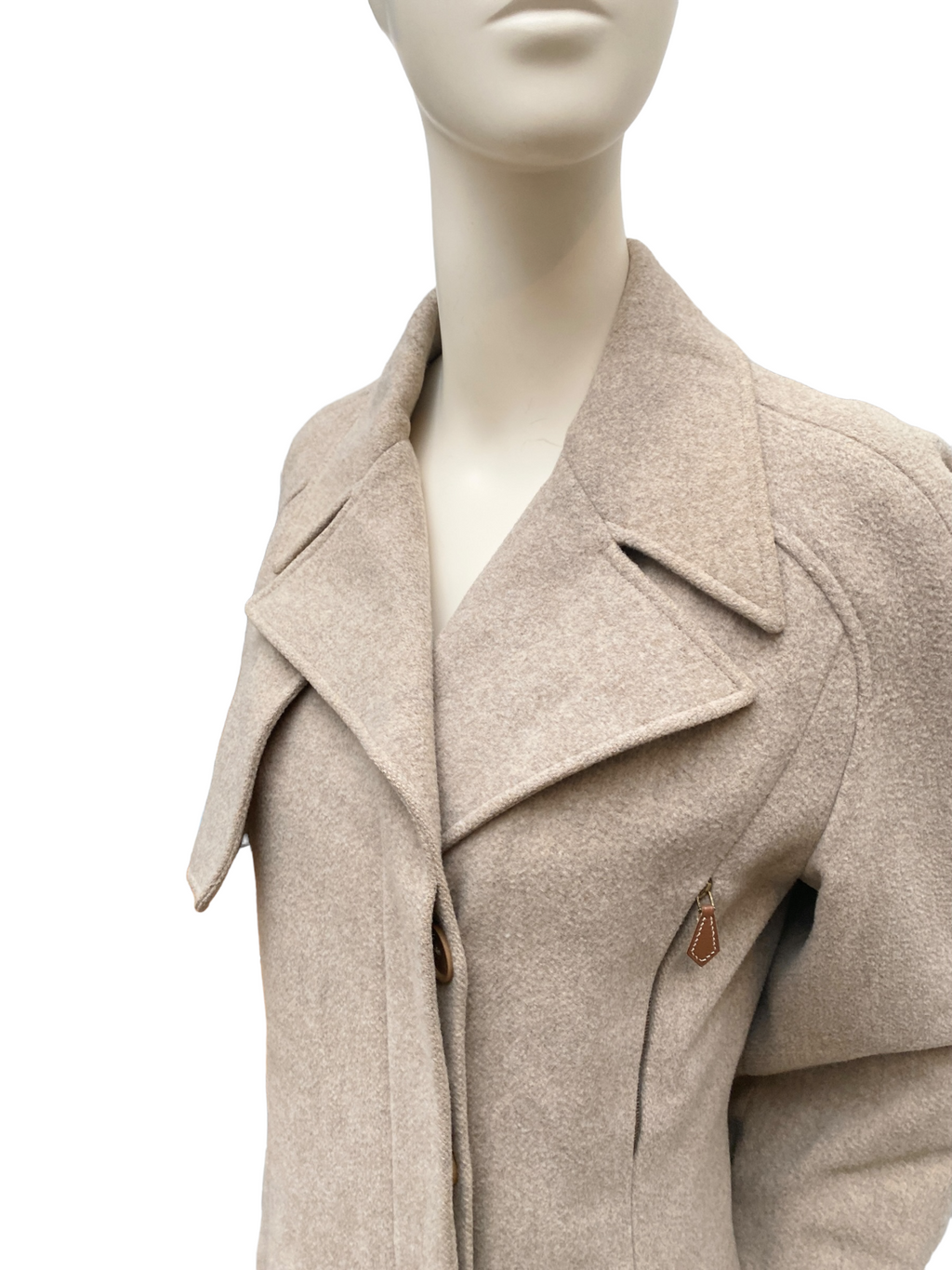 Brown Wool Winter Coat