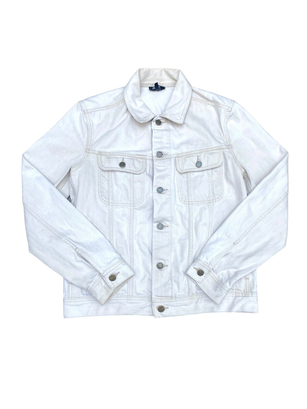 Ecru Trucker Cotton Jacket