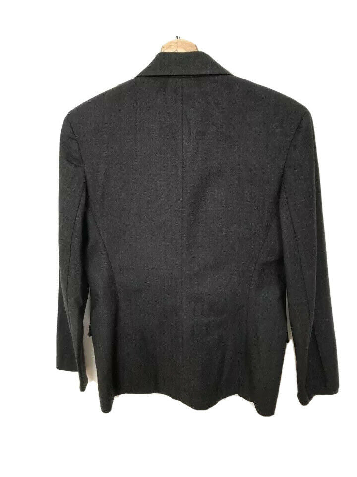 A.P.C. Grey Wool Blazer Jacket Size L