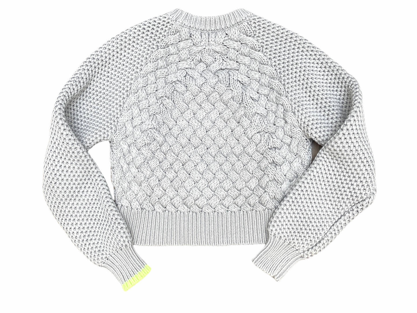 FW 2015 Grey Cropped Heavy Knit  Women