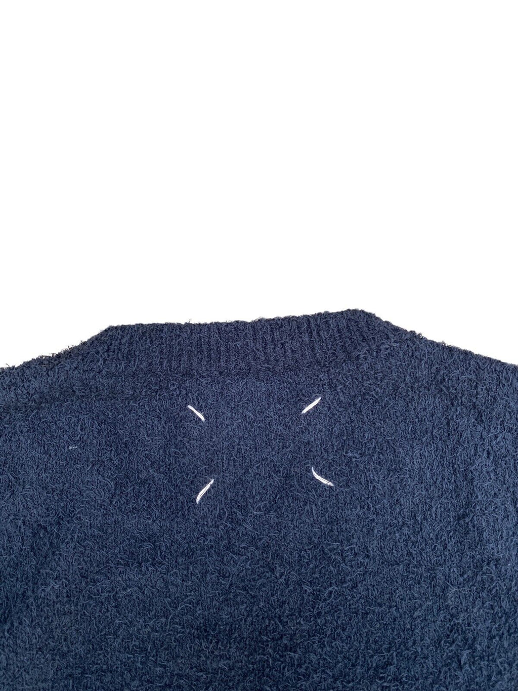 Navy Boucle Sweater