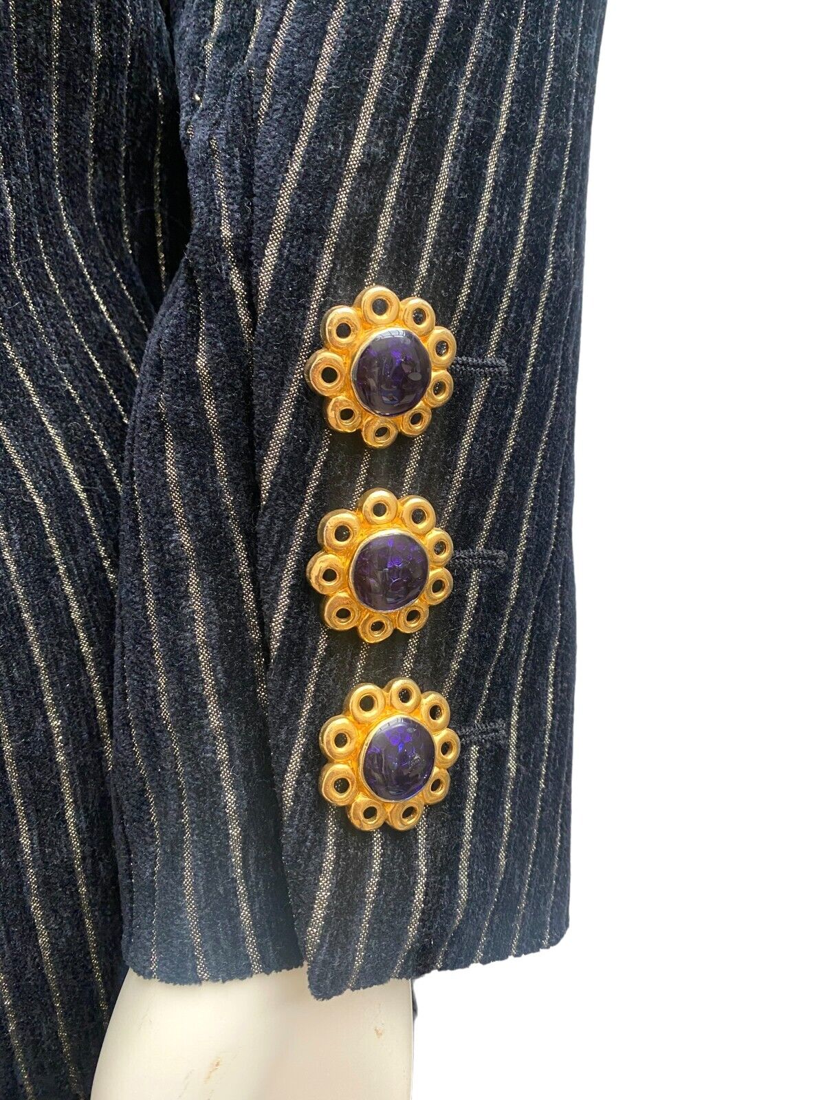 Rive Gauche One of a kind Vintage Striped Suit