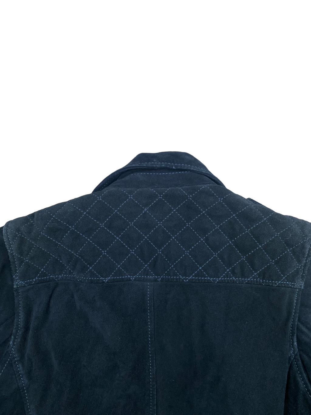 Black Suede Biker Leather Jacket