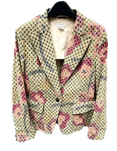 Dries Van Noten Superb Textured Blazer Jacket Size S