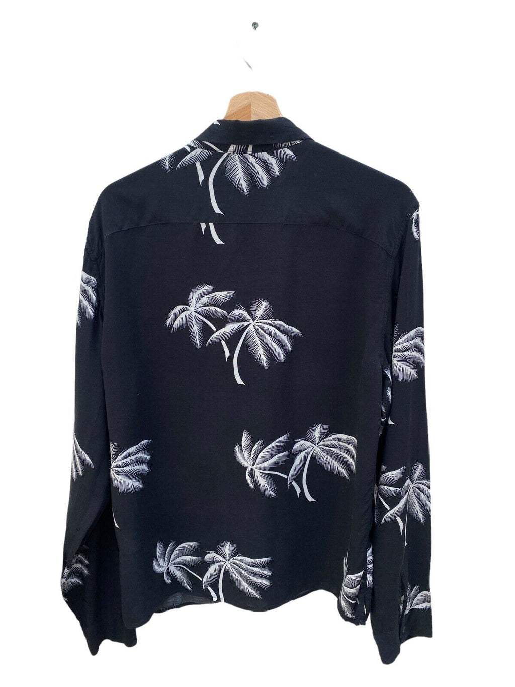 Black Hawaiian Floral shirt