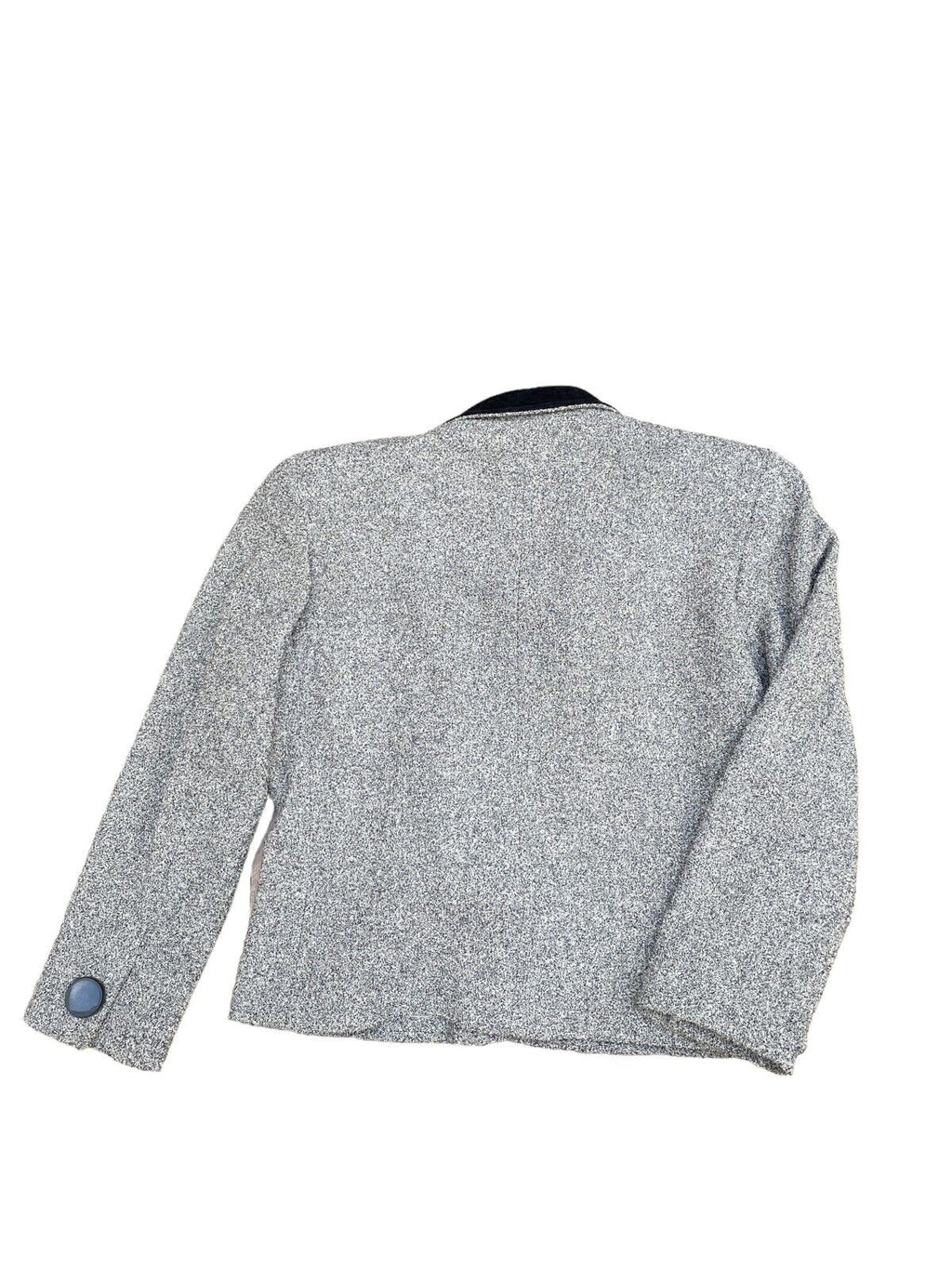 Hiver 1994 Grey Wool Blazer Jacket Size 38 M