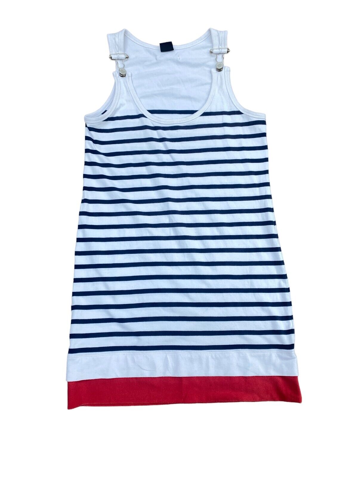 Vintage White Striped Dress