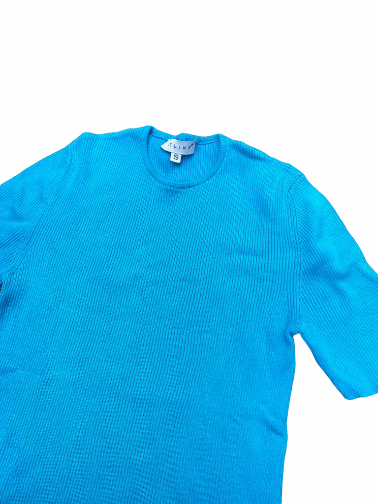 Vintage Blue short sleeves knit