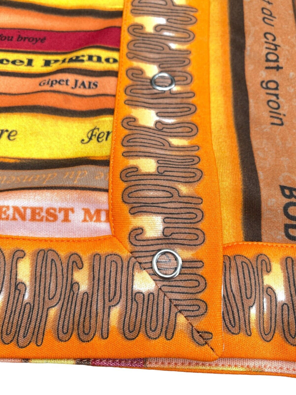 Vintage Orange Book prints cardigan  size M