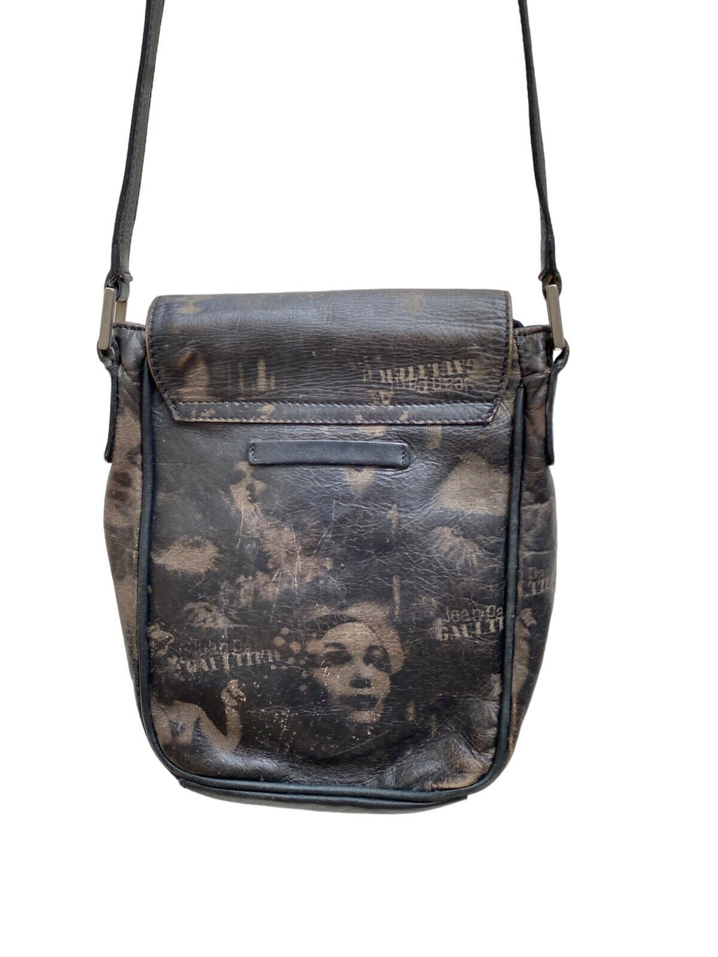 Vintage   Marlene Dietrich Grey Leather Bag