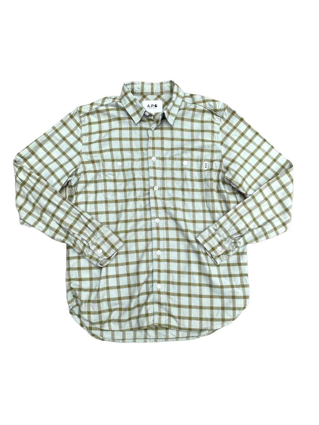 Beige checkered shirt