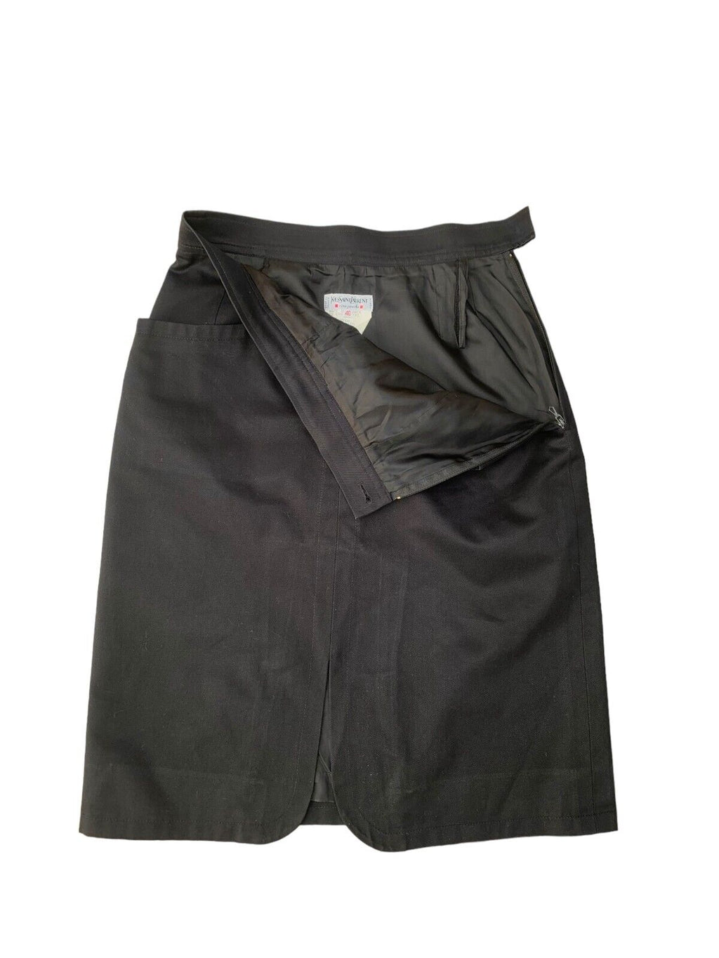 Rive Gauche Vintage Archive Black Skirt