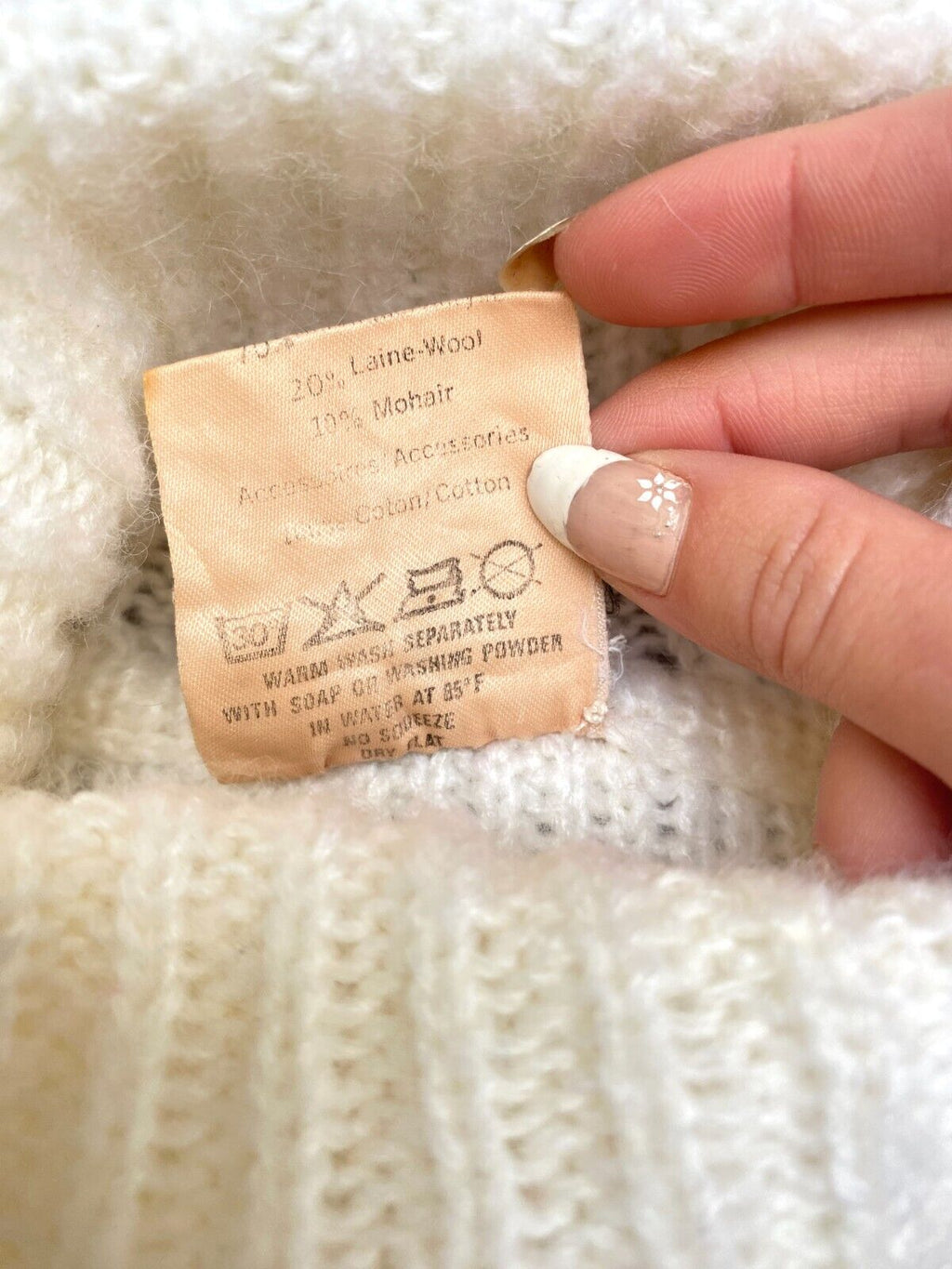 Vintage White Knit