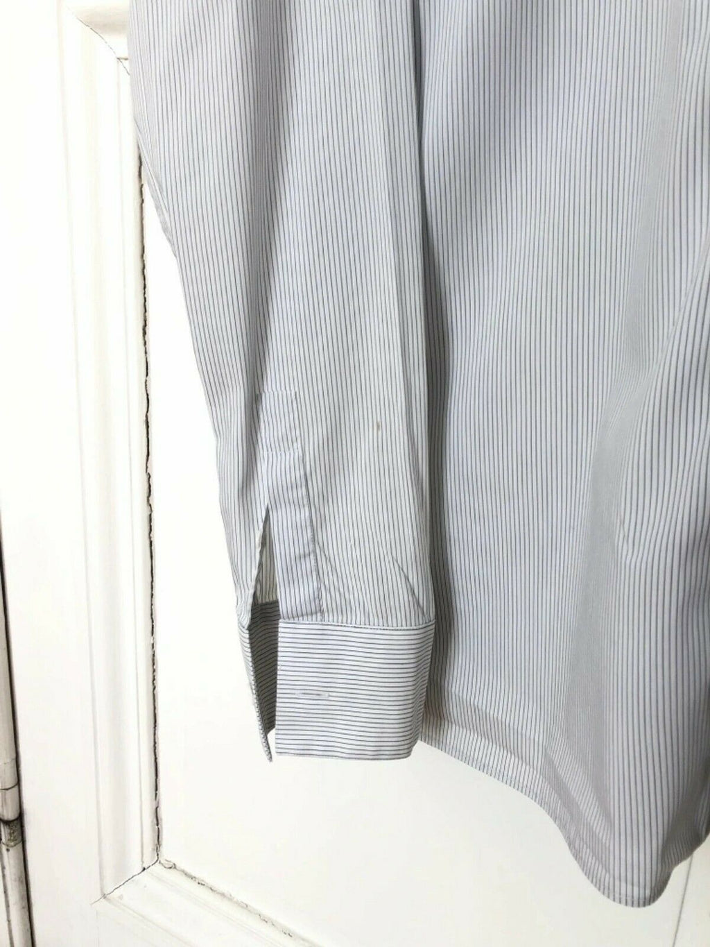 Striped Shirt White Grey