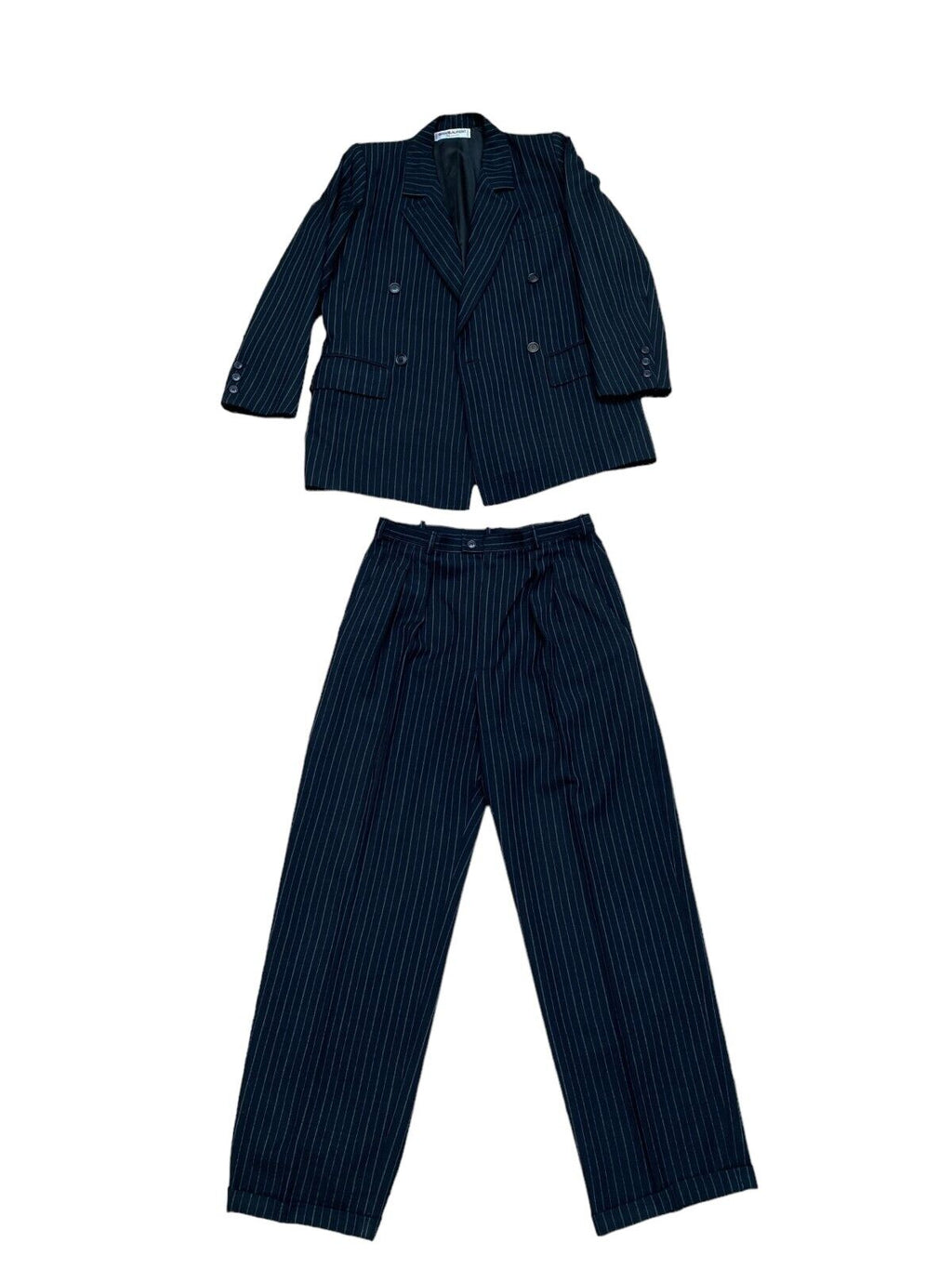Spring Summer 1967 Vintage Striped Pants Suit  Size 40 / M
