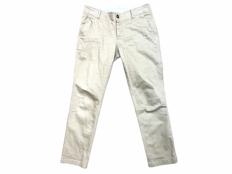 Beige Cotton Chino Pants  Size US 34