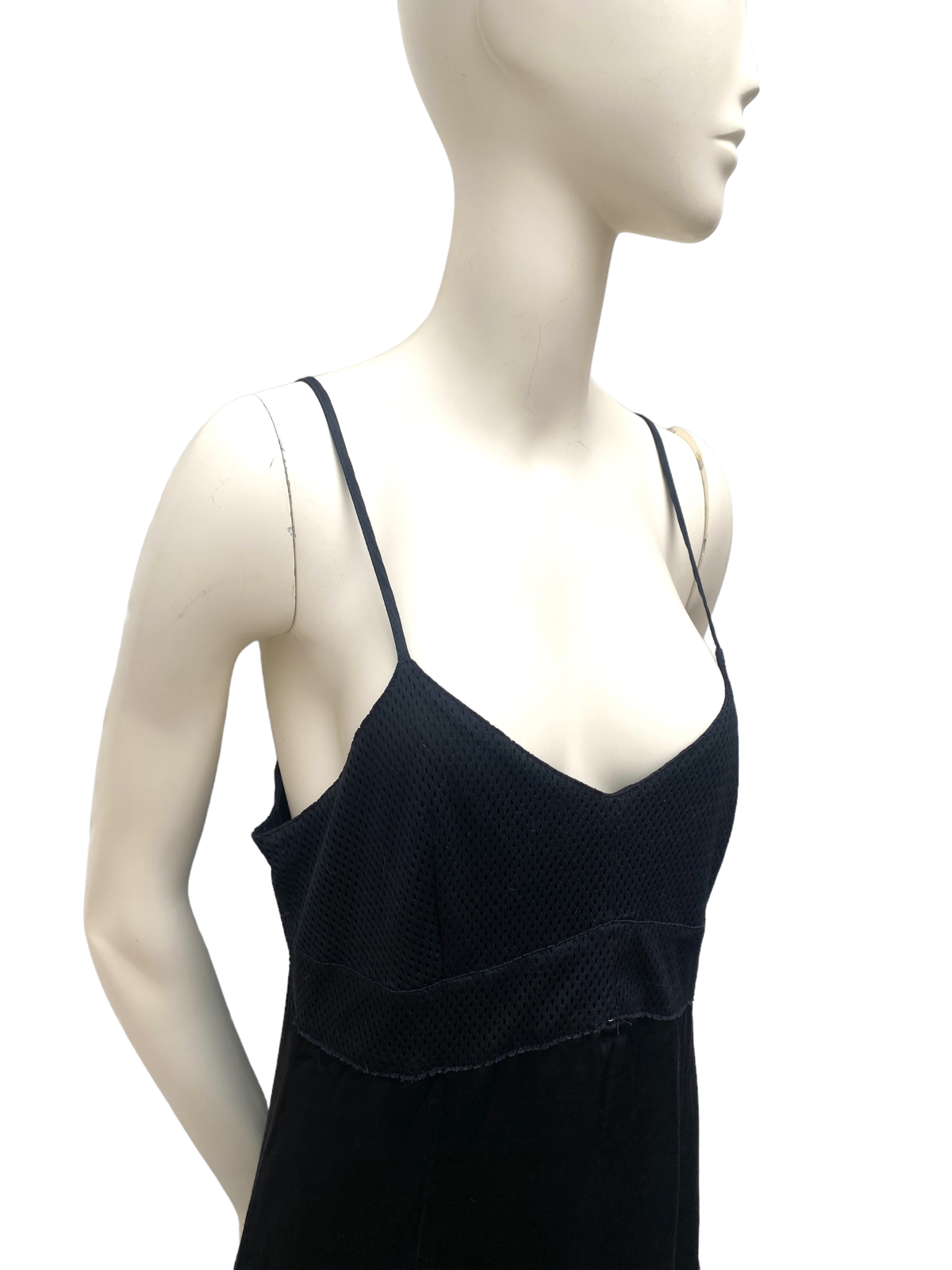 Vintage Black Mesh Dress