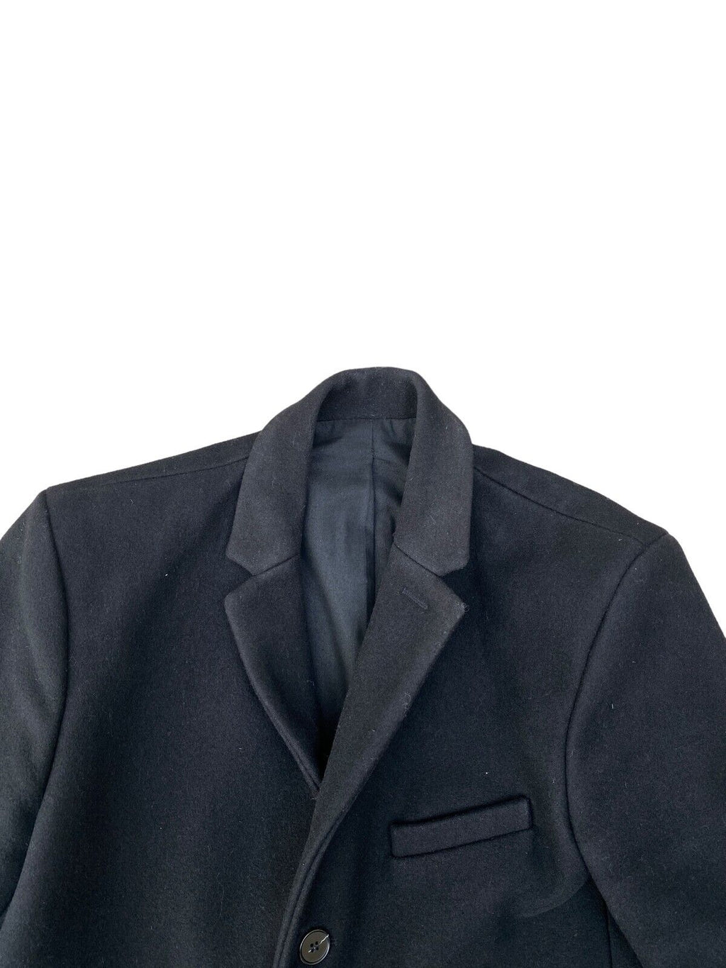 Heavy Melton Wool - Black Coat