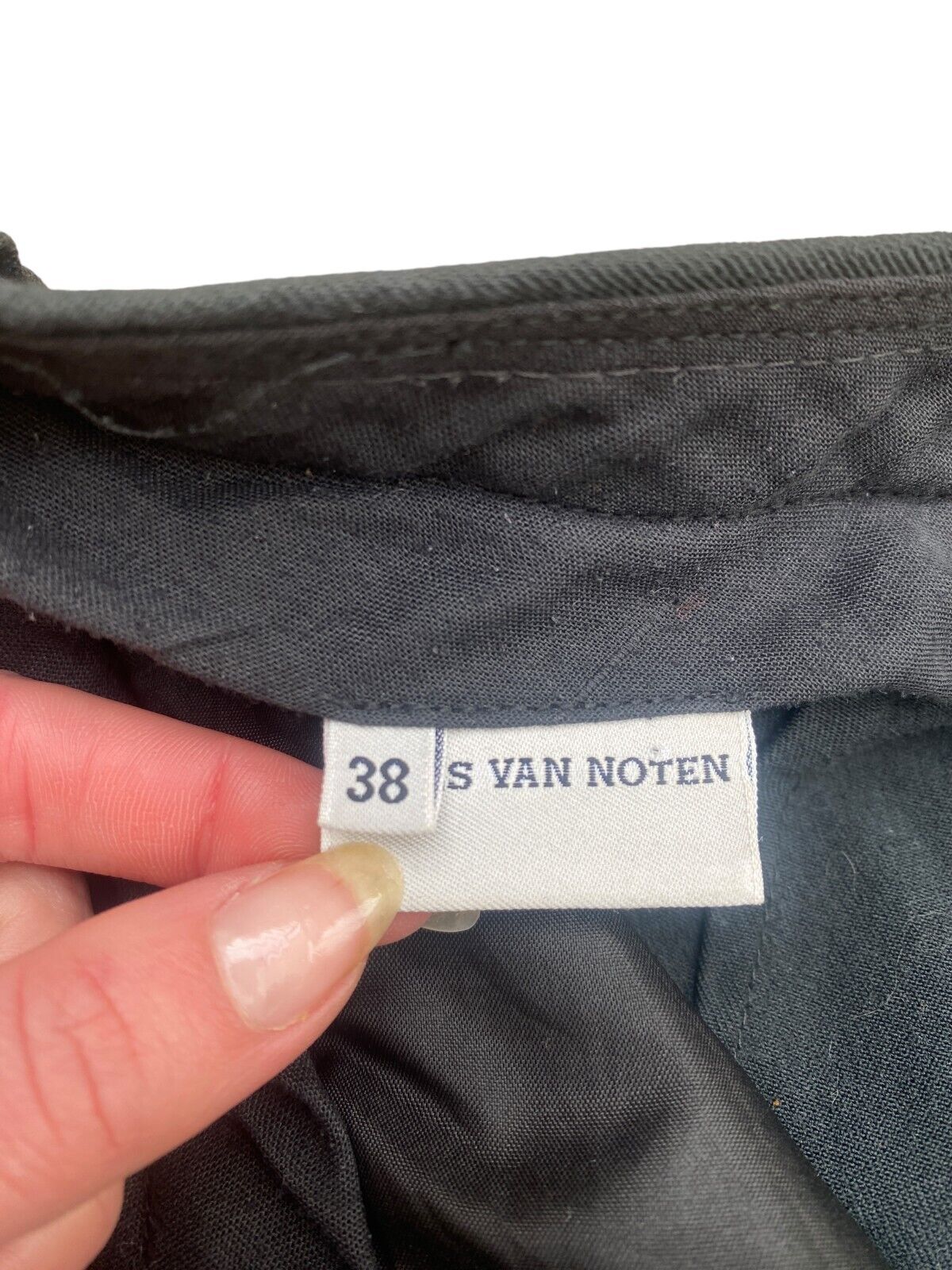 Black Wool Pants