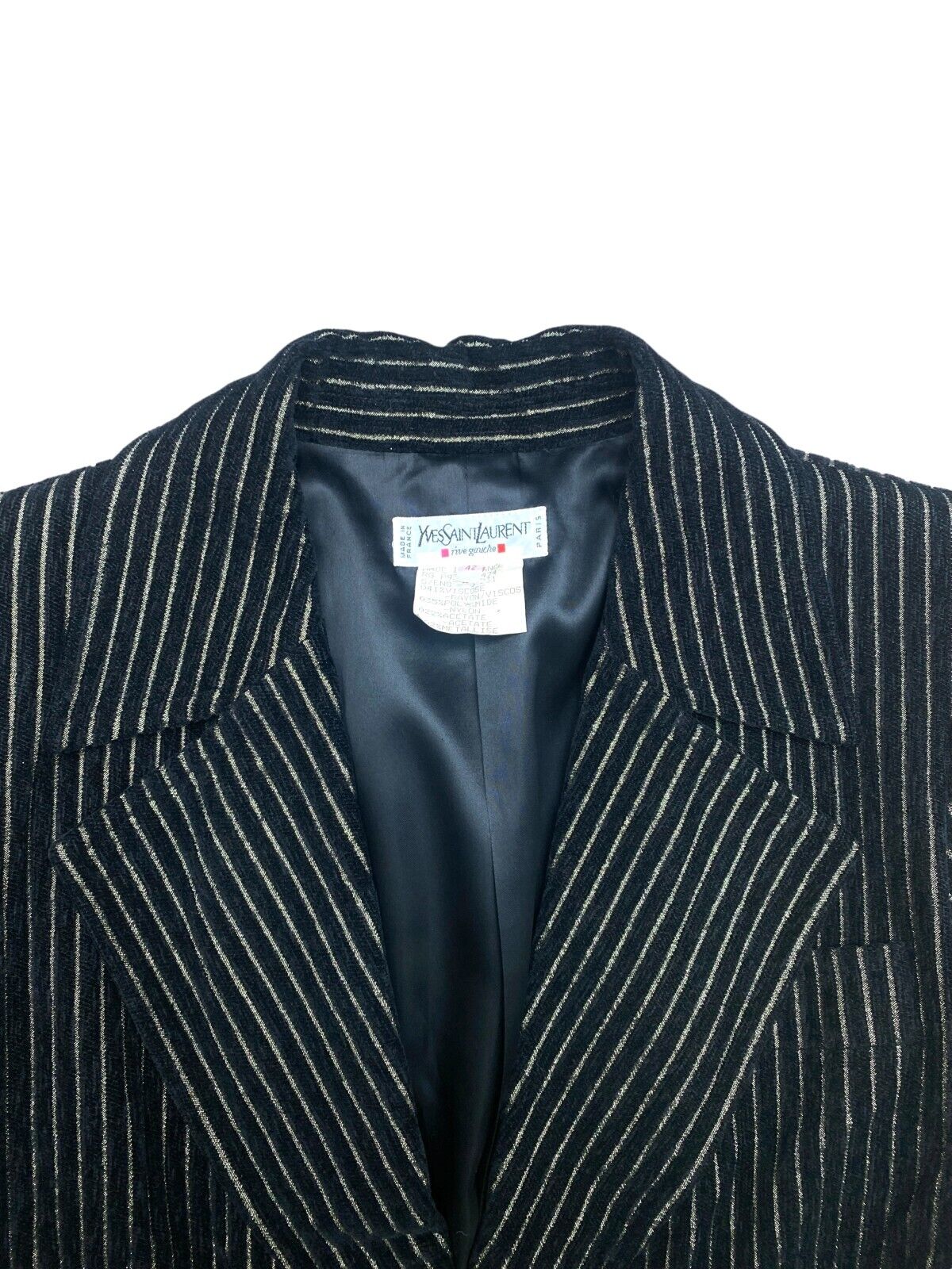 Rive Gauche One of a kind Vintage Striped Suit