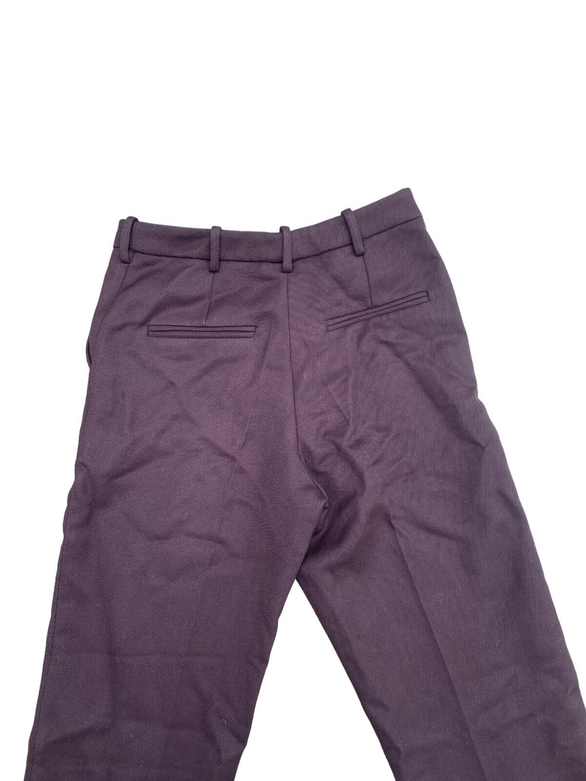 Burgundy Wool Pants