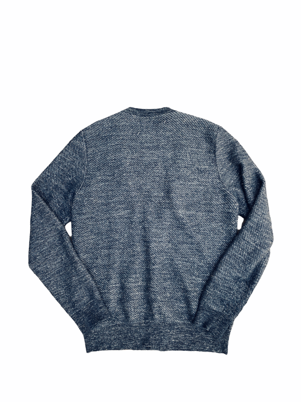 Grey / Navy Wool Cardigan