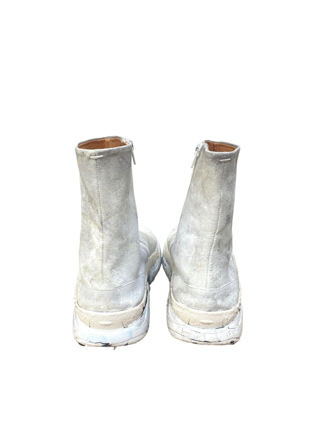 Fusion - Tabi white painted boots