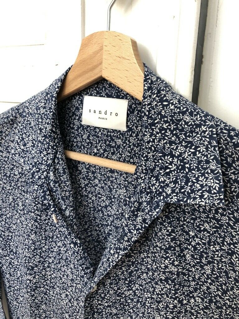 Sandro Blue Shirt Size XS