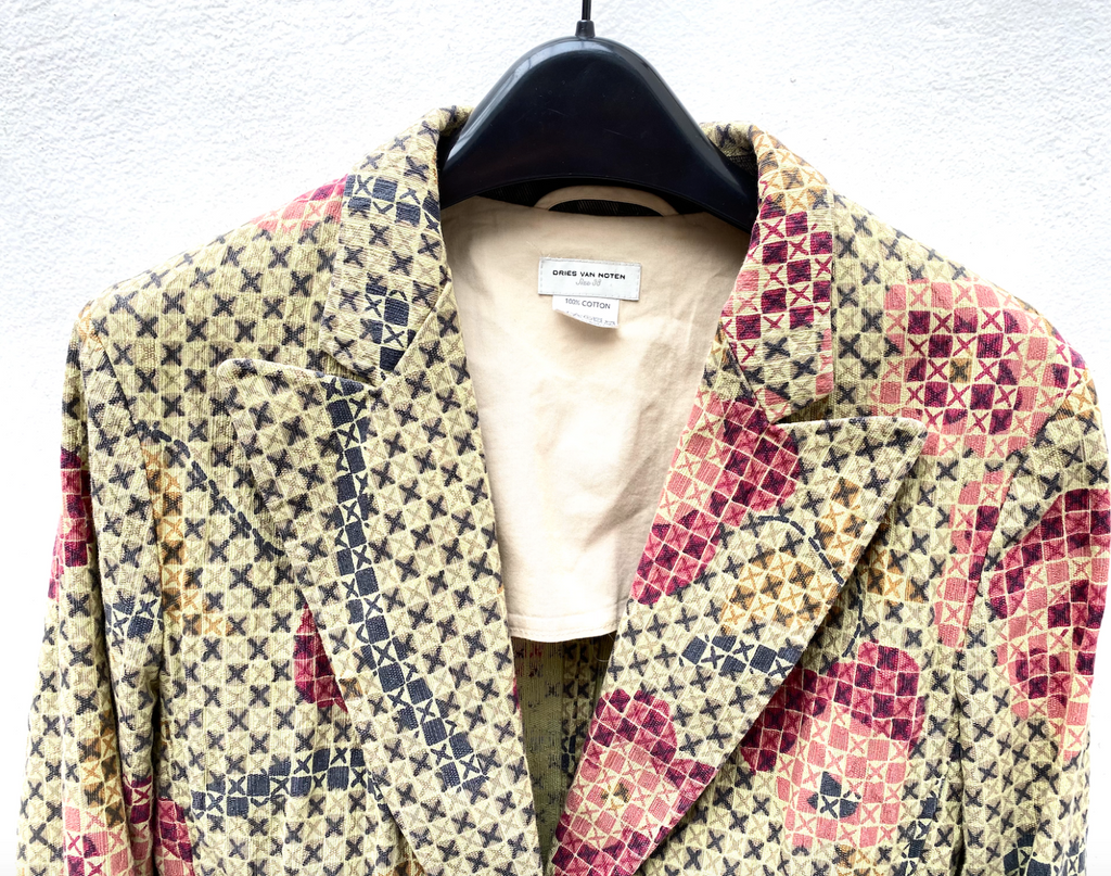 Dries Van Noten Superb Textured Blazer Jacket Size S