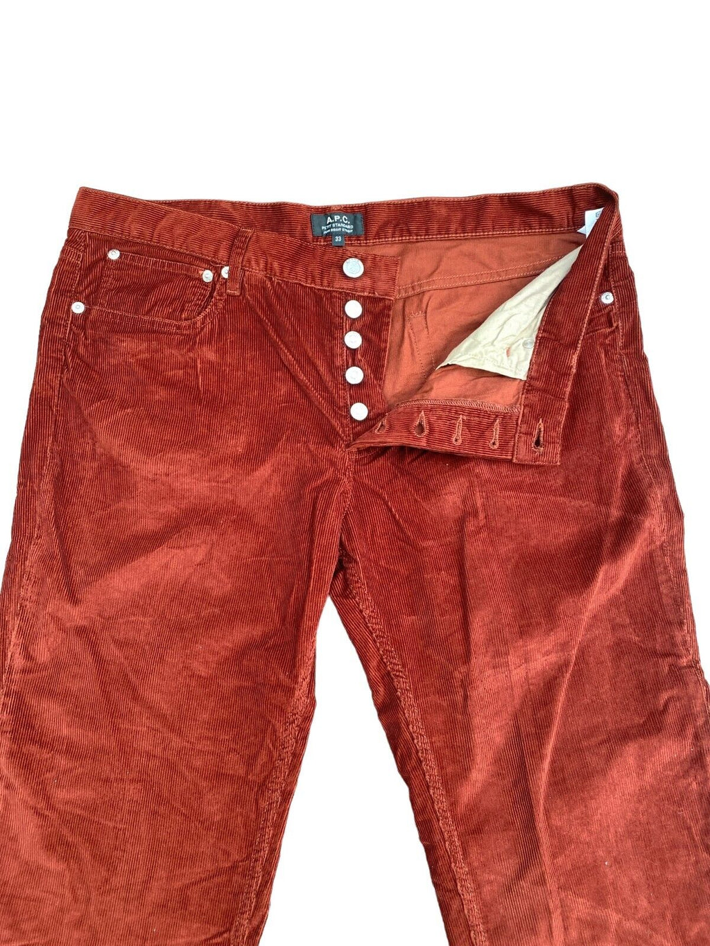 Ocher Corduroy Pants  Petit Standard  Slim Fit