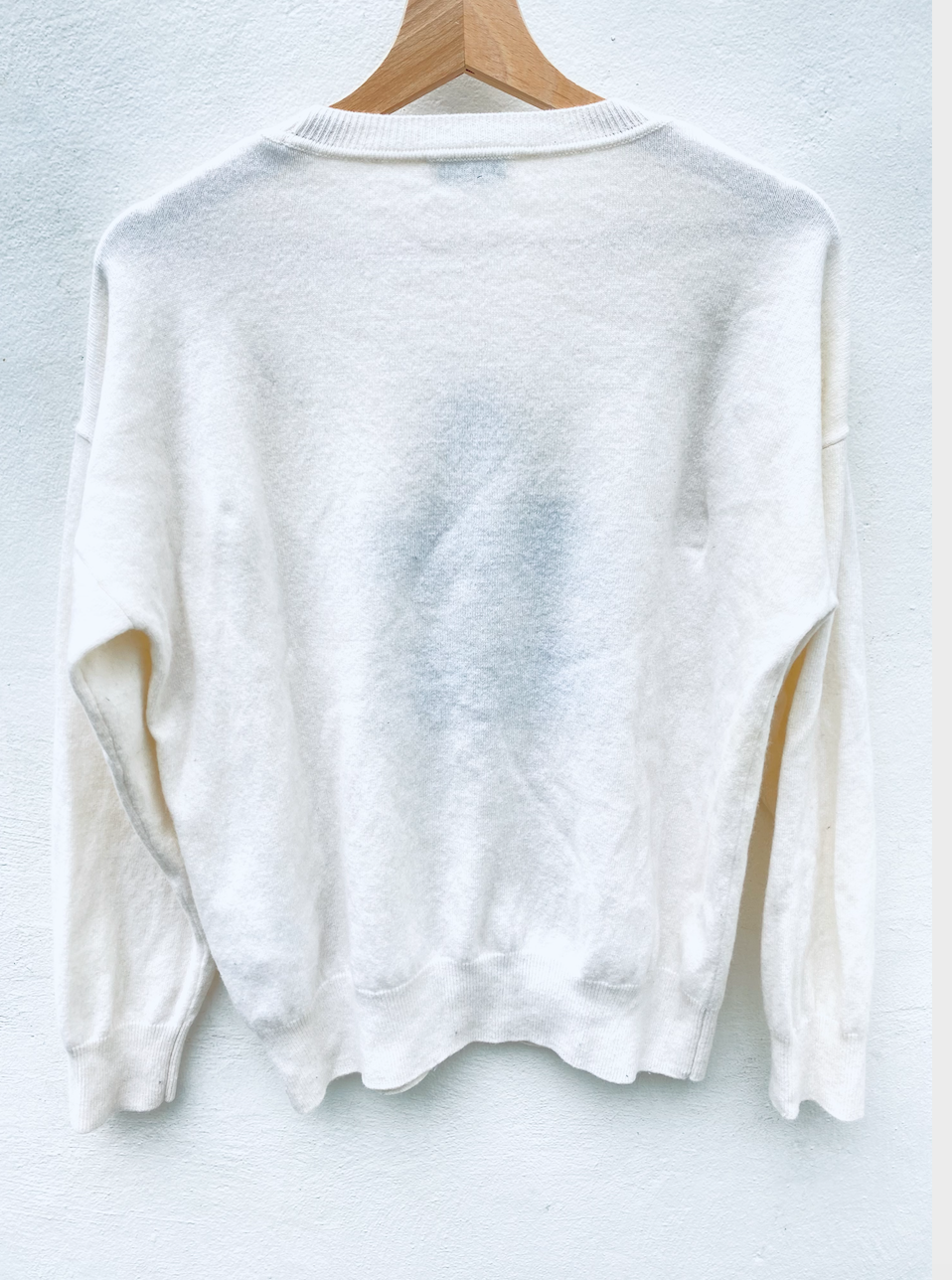 Sandro « Acid » Cream Sweater Size L