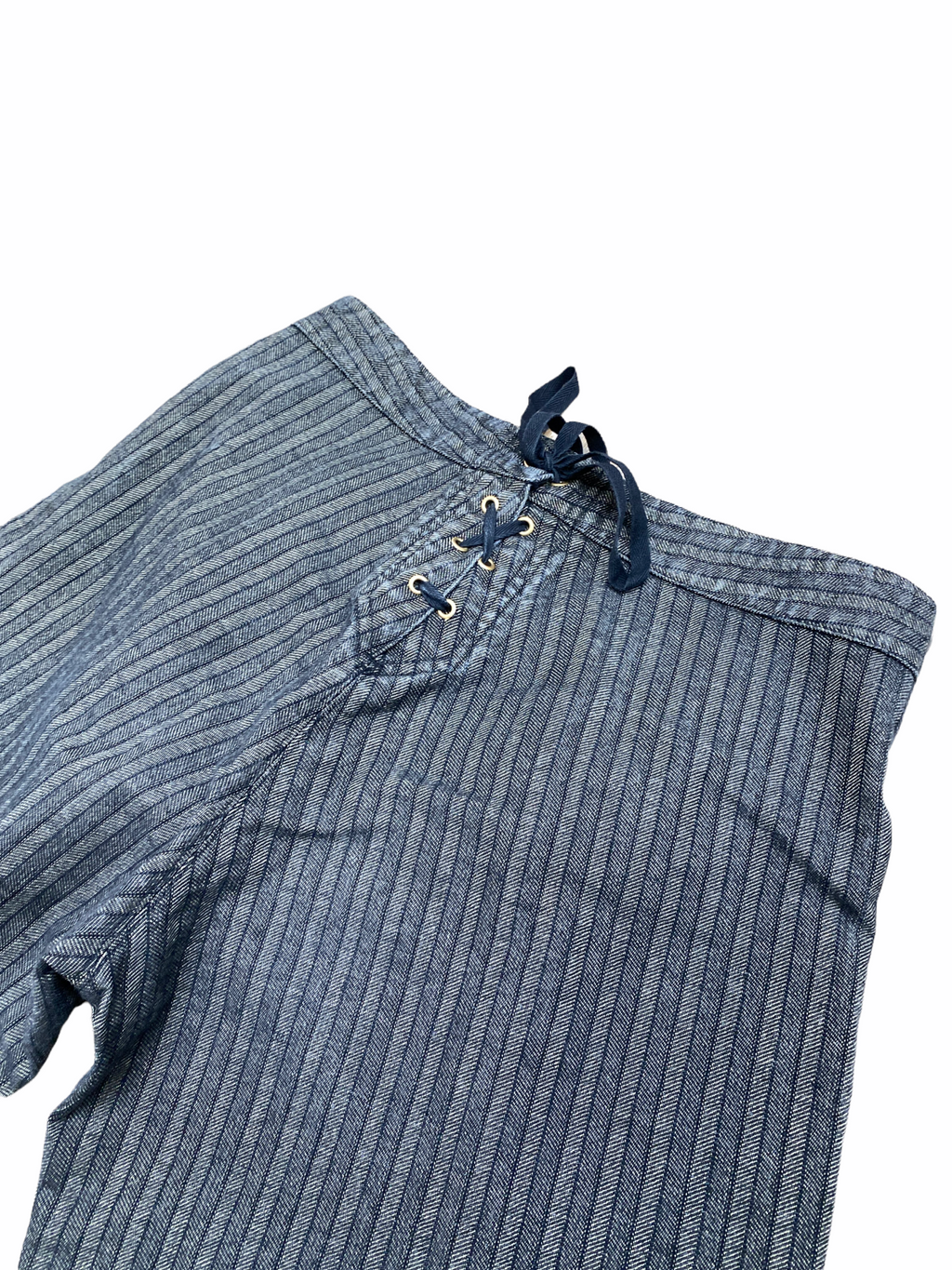 Grey denim Jeans with Suspenders