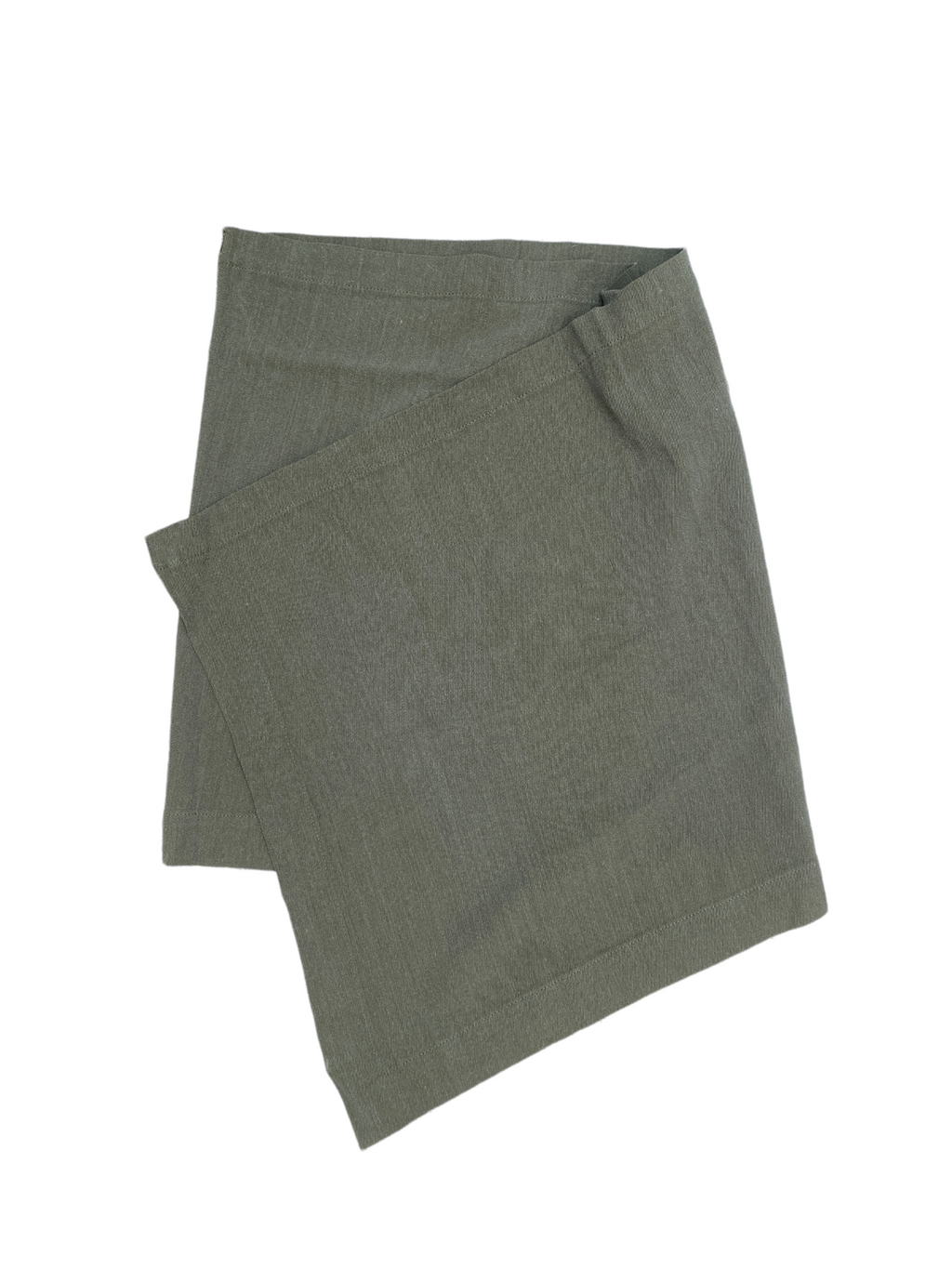 Vintage Kaki Linen Skirt
