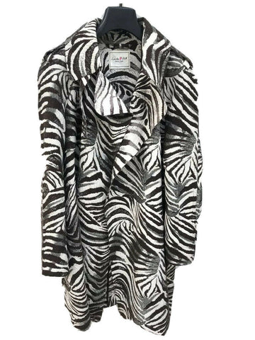 Lanvin X H&M Rare Zebra Trench Coat Size M