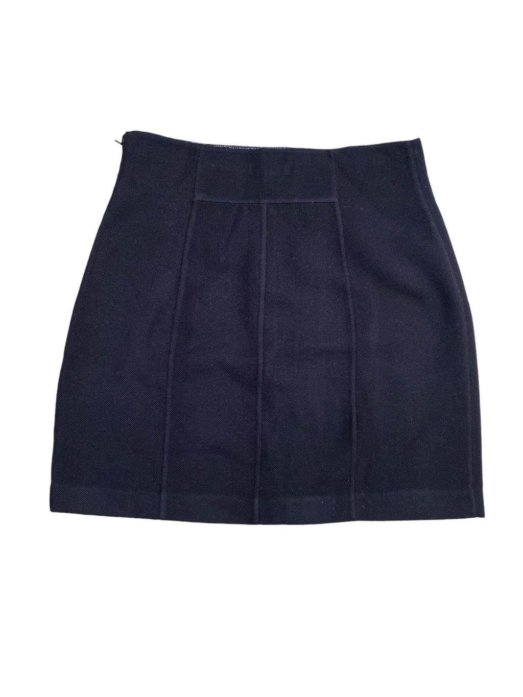 Wool black skirt