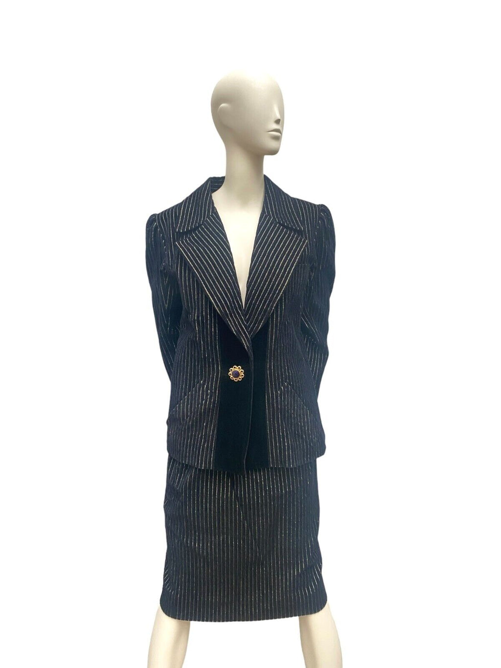 Rive Gauche One of a kind Vintage Striped Suit