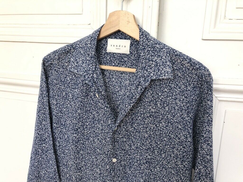 Sandro Blue Shirt Size XS