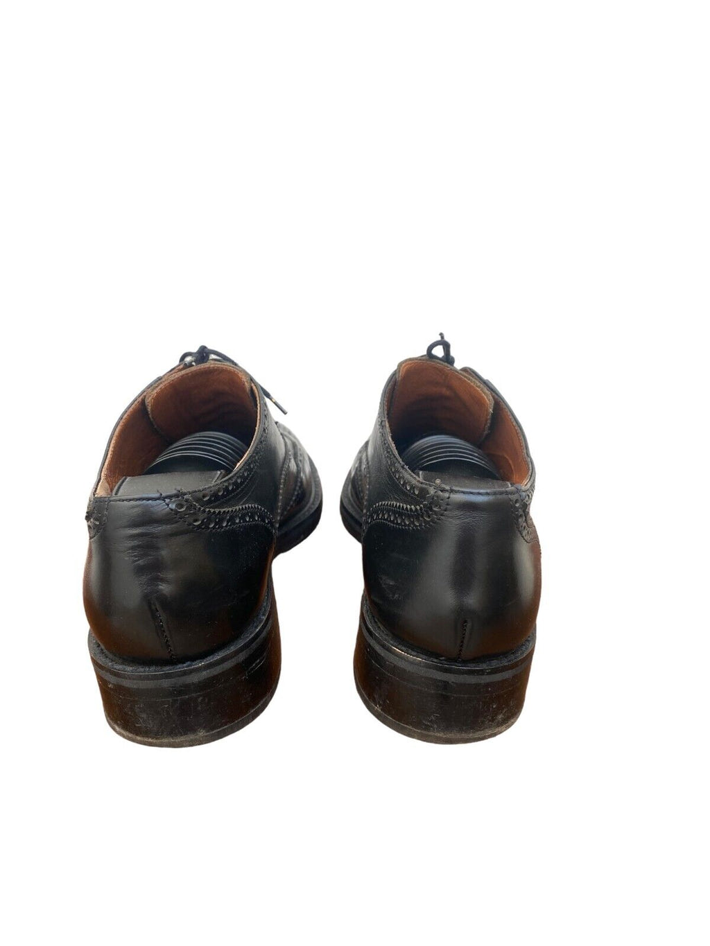 Black Leather Derbies shoes