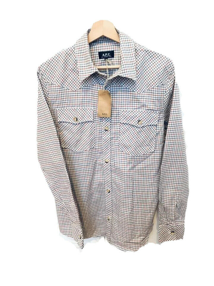 A.P.C. Checkered Shirt Size M