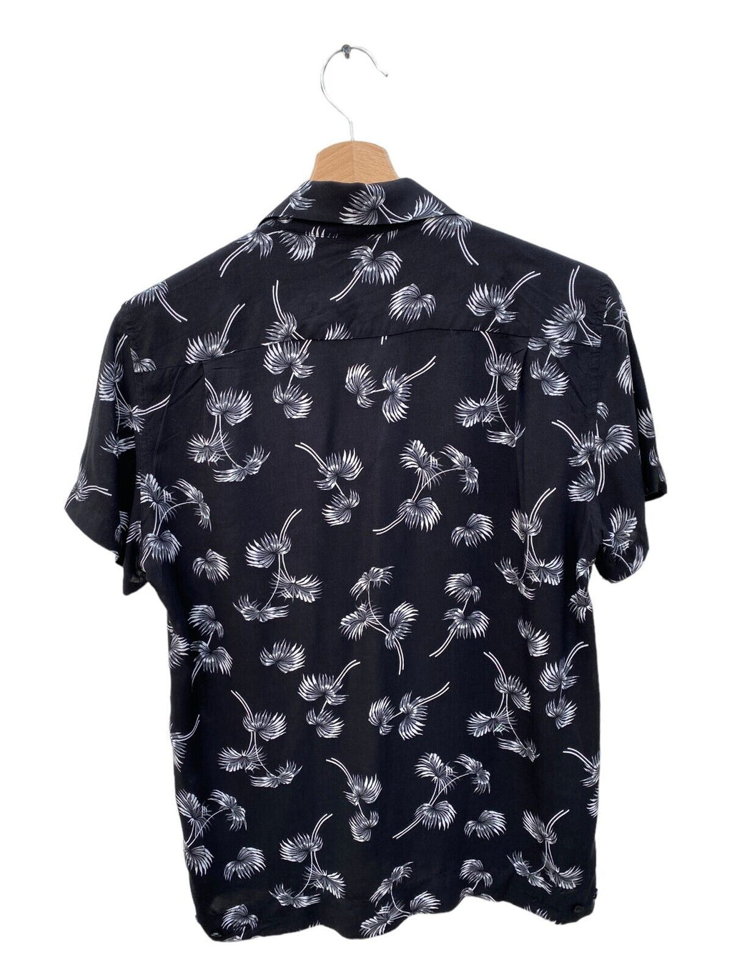 Black Hawaiian Short Sleeves Shirt Size S / Small