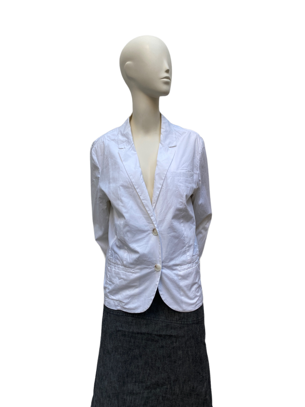 MM6 White Blazer Jacket