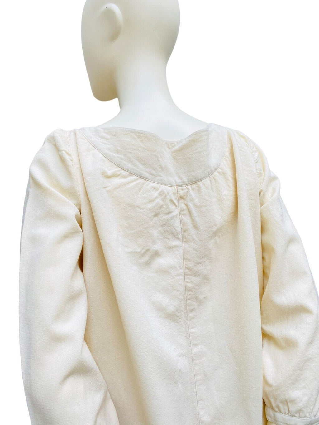 70s vintage beige wool dress Size 0 / Small