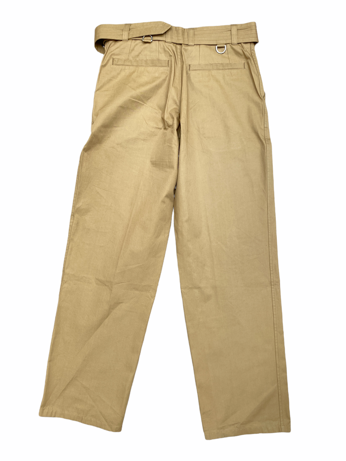 Brown Belted Chino Pants