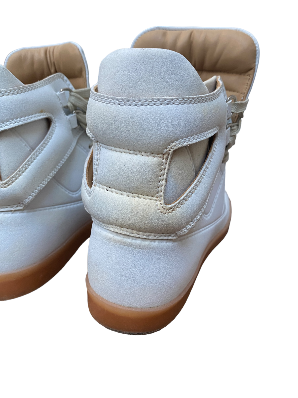 White sneakers