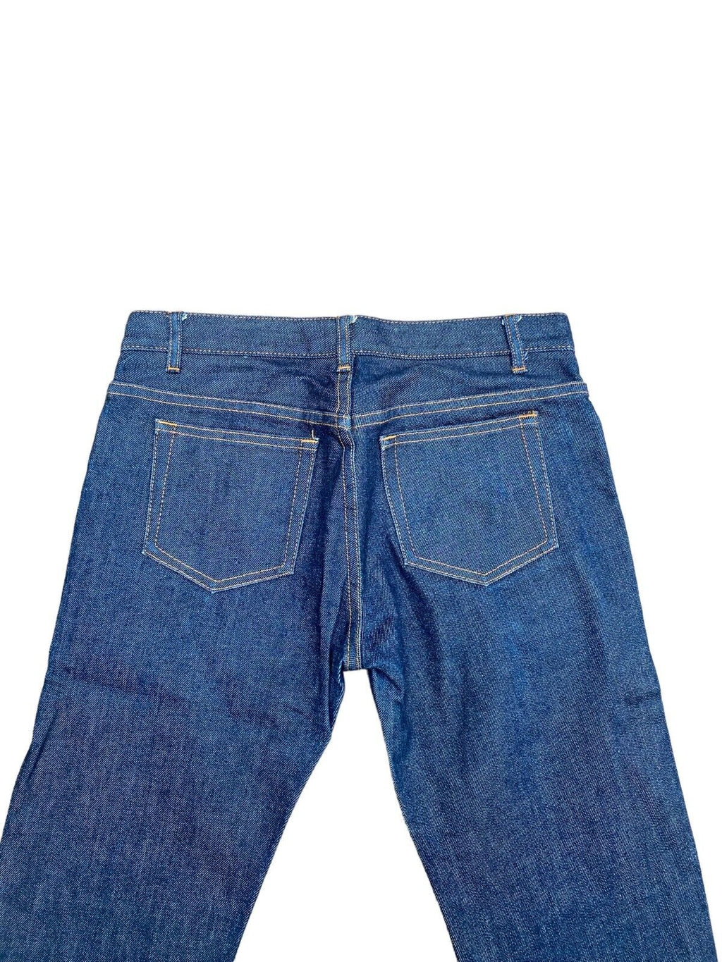 Raw Denim Jeans Etroit Court  Womens